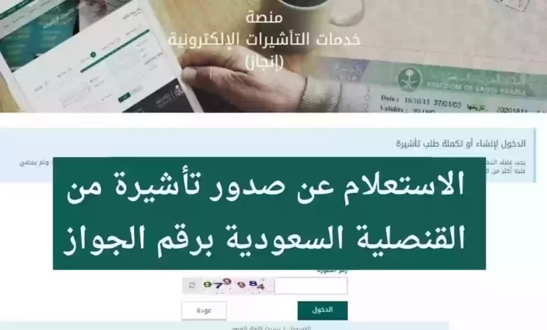 هذه طريقة استعلام صدور التأشيرة من القنصلية السعودية