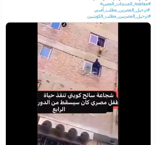 فيديو إنقاذ سائح كويتي لطفل في مصر يثير الجدل حول مصداقيته