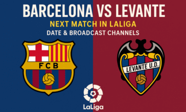 موعد مباراة برشلونة وليفانتي